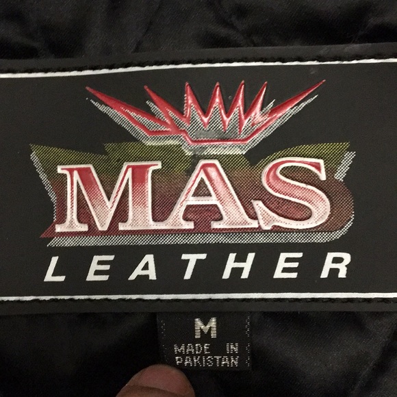 Mas Woman’s Leather Motorcycle Jacket black M - Picture 6 of 10